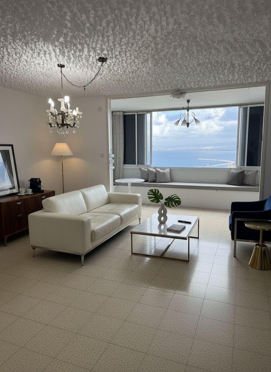 Luxurious room after AI home makeover
